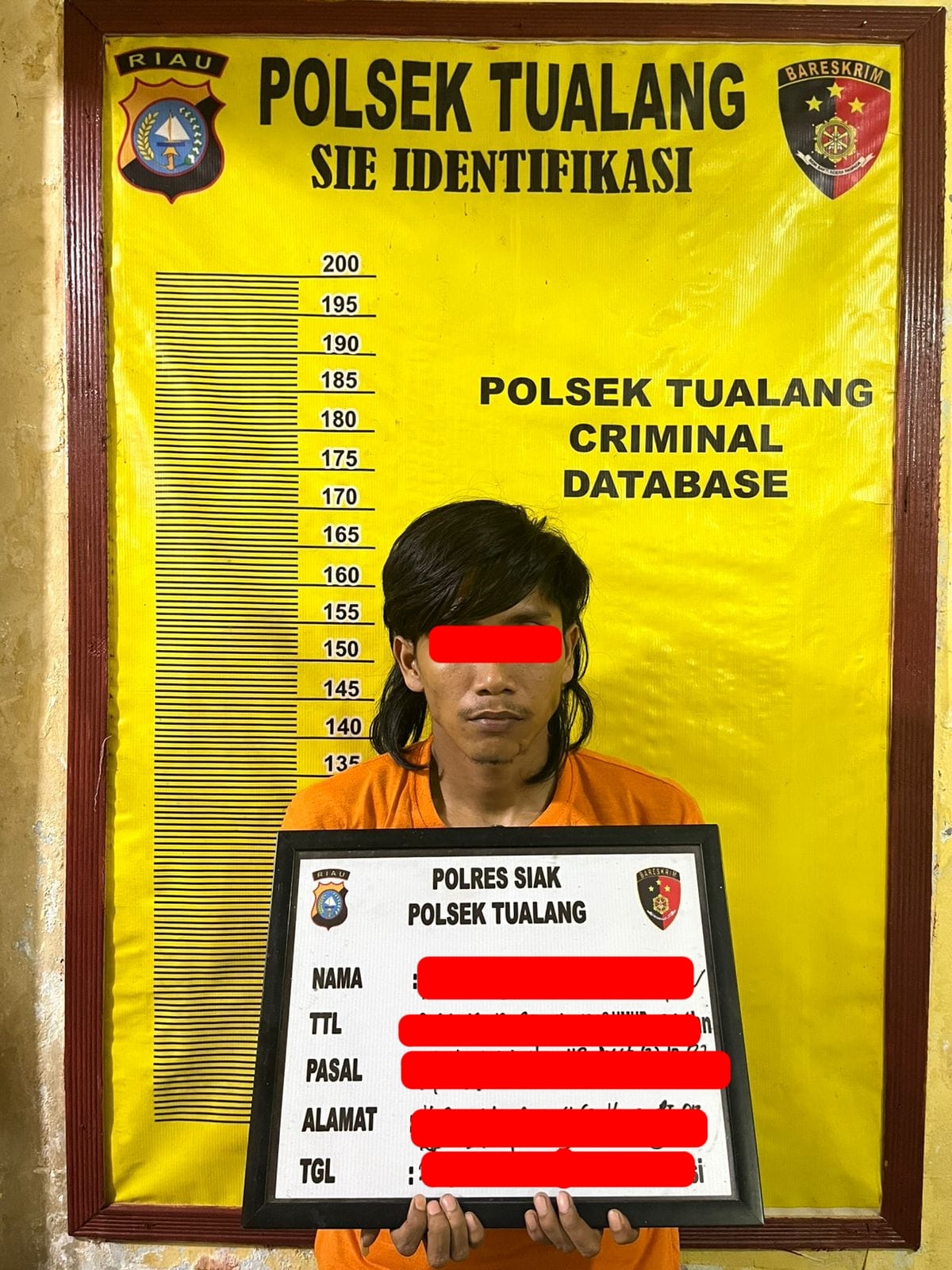Polsek Tualang Tangkap Pengedar Sabu dan Ekstasi, 5,49 Gram Sabu Dan 48 Butir Pil Diamankan