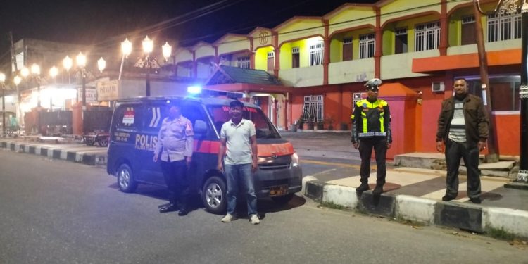 Cegah Aksi Kriminal Dan Balap Liar, Polsek Tualang Gencarkan KRYD Malam Hari