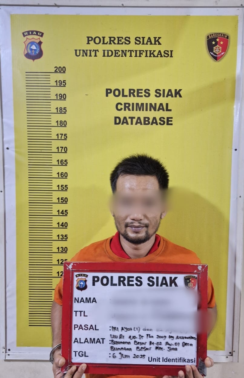 PNS Di Siak Ditangkap Sat Narkoba Karena Diduga Edarkan Shabu, Barang Bukti 4,62 Gram Diamankan