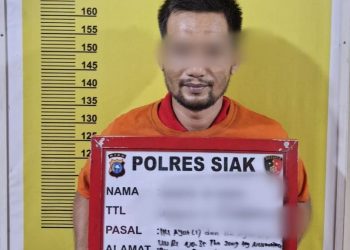 PNS Di Siak Ditangkap Sat Narkoba Karena Diduga Edarkan Shabu, Barang Bukti 4,62 Gram Diamankan