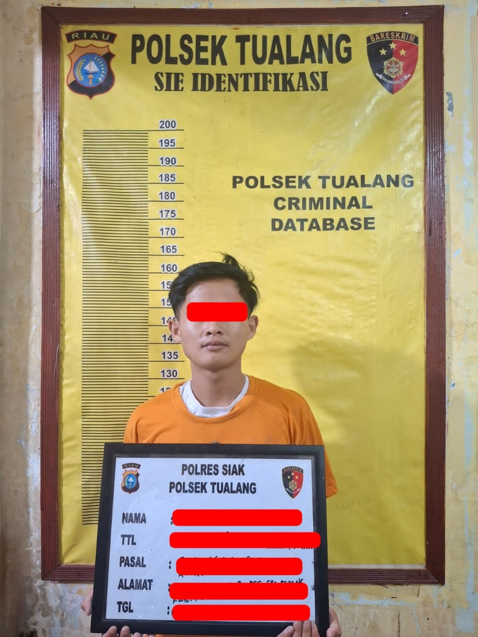 Polsek Tualang Ungkap Kasus Persetubuhan Terhadap Anak Di Green Hotel Perawang