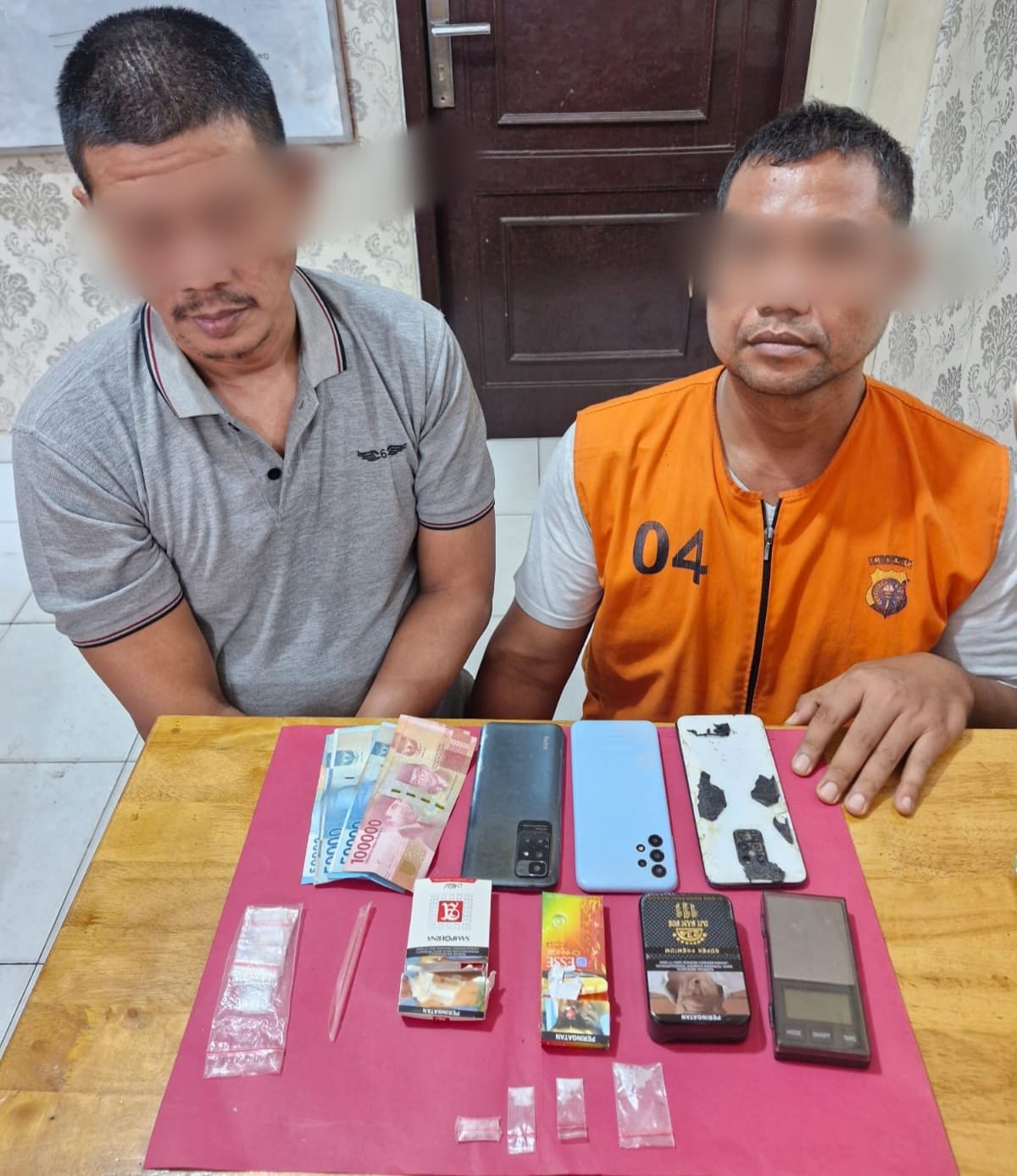 Sat Narkoba Polres Siak Ungkap DPO Kaaua Narkotika: Dua Bandar Shabu Diringkus