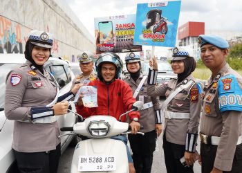 Polda Riau Gelar Sosialisasi Tertib Lalu Lintas Dalam Operasi Patuh Lancang Kuning 2025