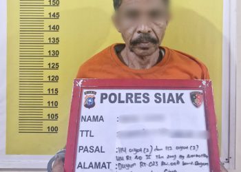 Polres Siak Bekuk Bandar Shabu Di Dayun, 13,71 Gram Barang Bukti Diamankan