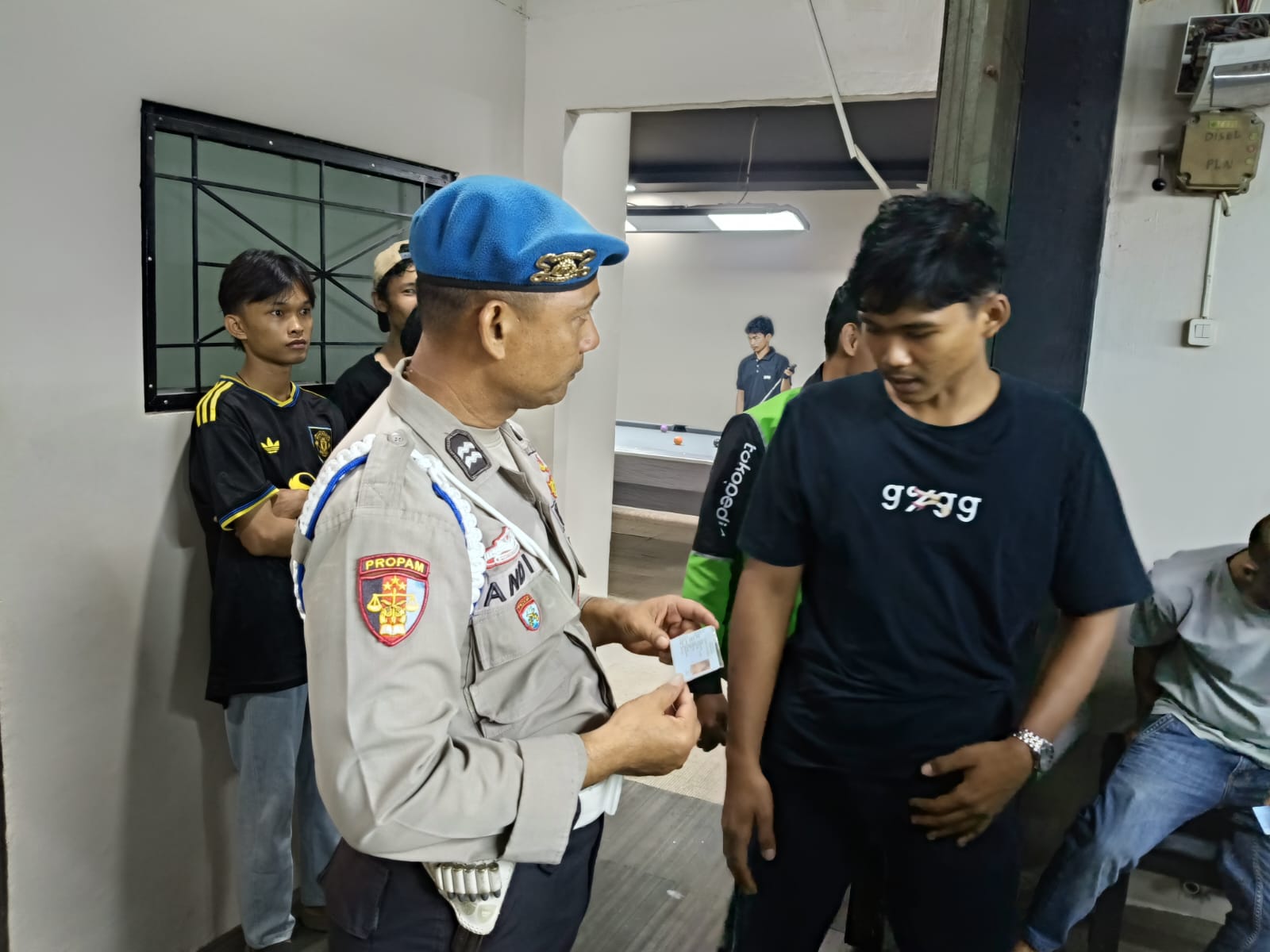 Polsek Tualang Gelar Patroli KRYD, Pastikan Situasi Aman Dan Kondusif Di Akhir Pekan