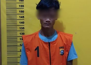 Polsek Sungai Mandau Tangkap Kurir Sabu Di Kampung Lubuk Jering, Tersangka Dan Barang Bukti Diamankan