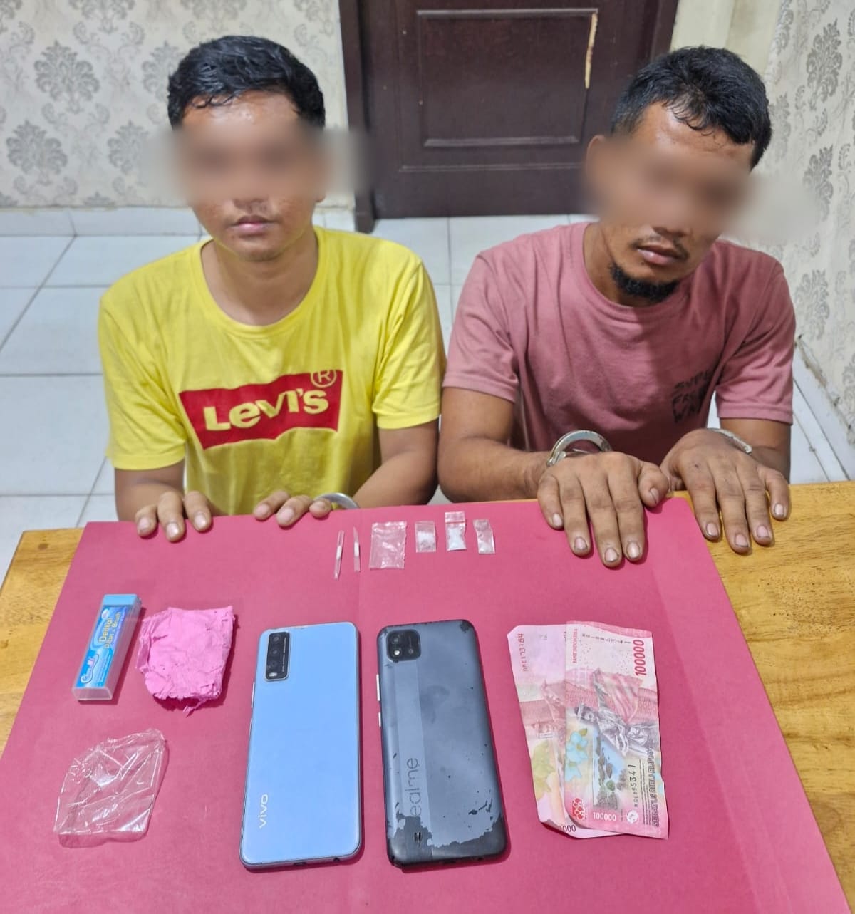 Satresnarkoba Polres Siak Ungkap Jaringan Narkotika, 2 Tersangka Diamankan dan 1 DPO Diburu