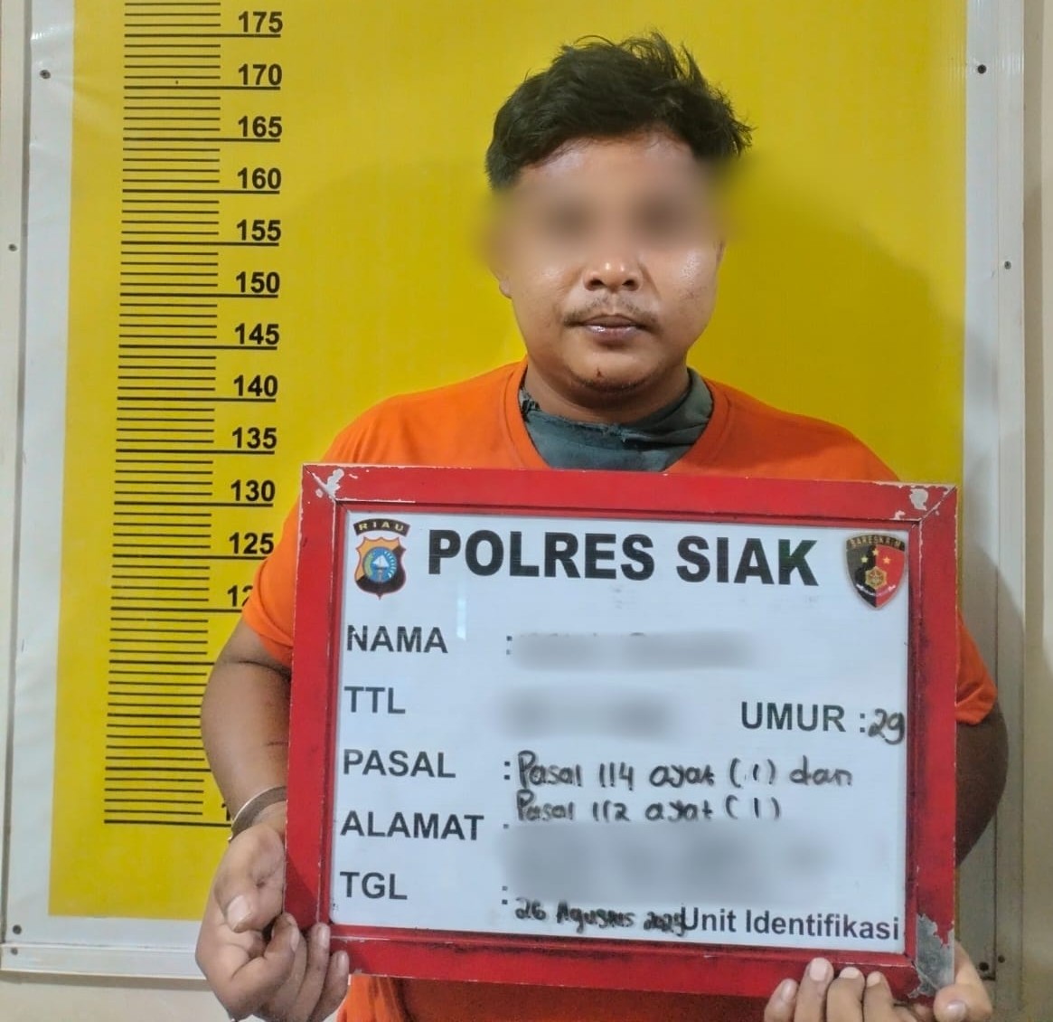 Polres Siak Bongkar Jaringan Narkotika, 4 Pelaku Diamankan, 1 DPO Buron