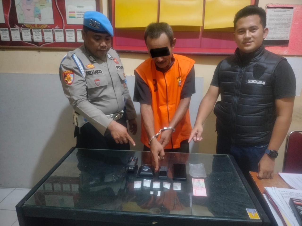 Polsek Koto Gasib Ungkap Kasus Peredaran Narkotika Jenis Sabu, Pengungkapan Inii Merupakan Bagian Dari Pelaksanaan Operasi Antik Tahun 2025