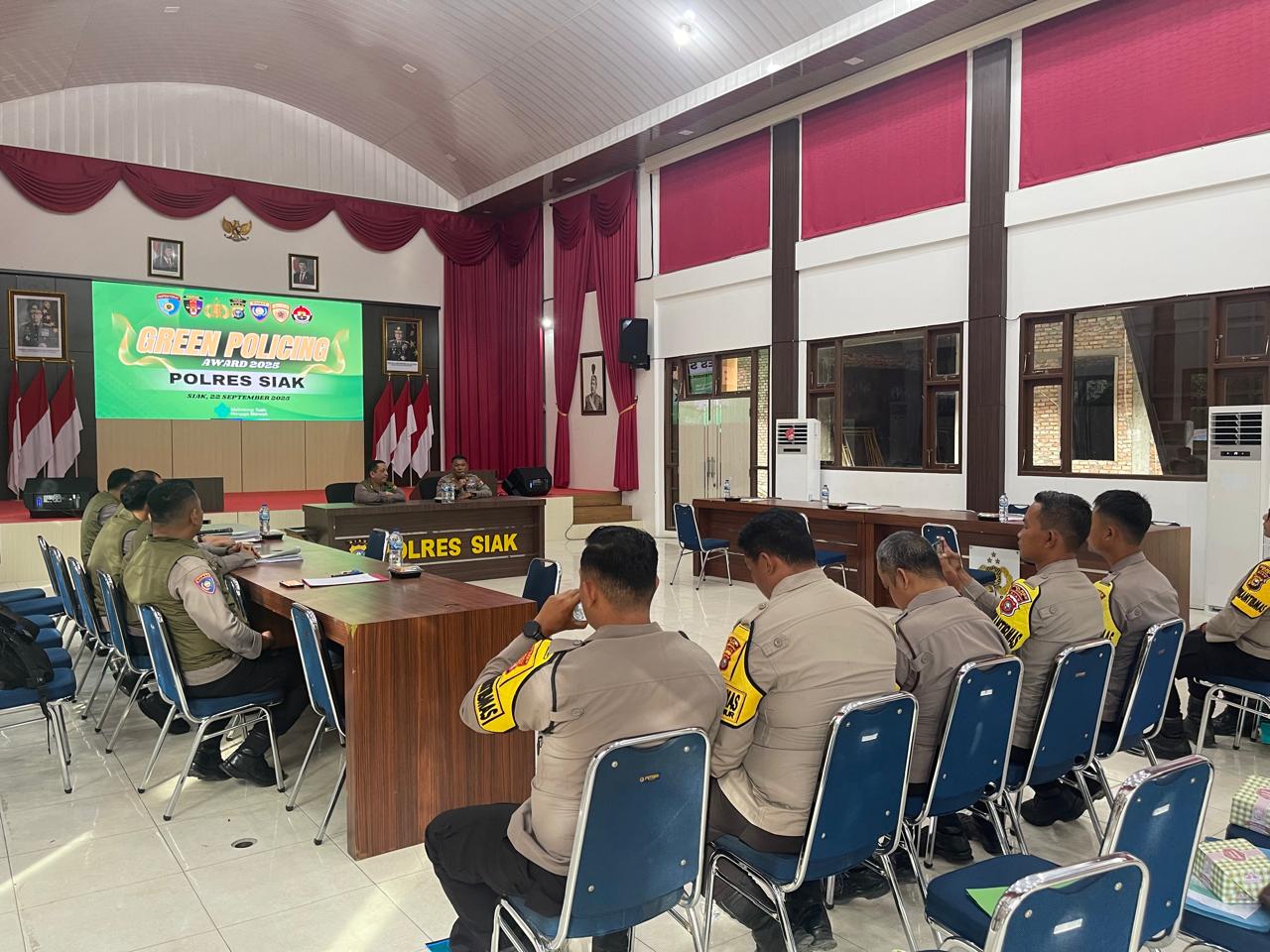 Tim Penilai Green Policing Award, Tinjau Program Di Polres Siak