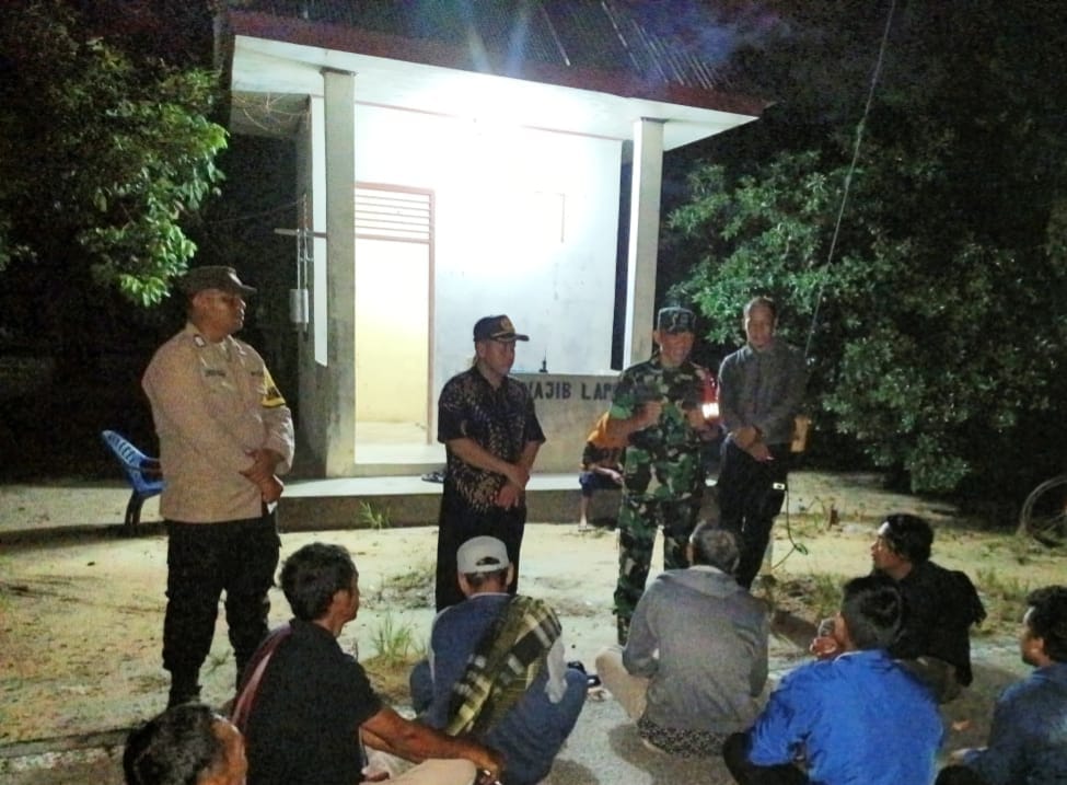 Sejak Dilaunching Kapolda Riau, SATKAMLING Di Kecamatan Kandis Berjalan Aktif Didukung Warga Dan Upika