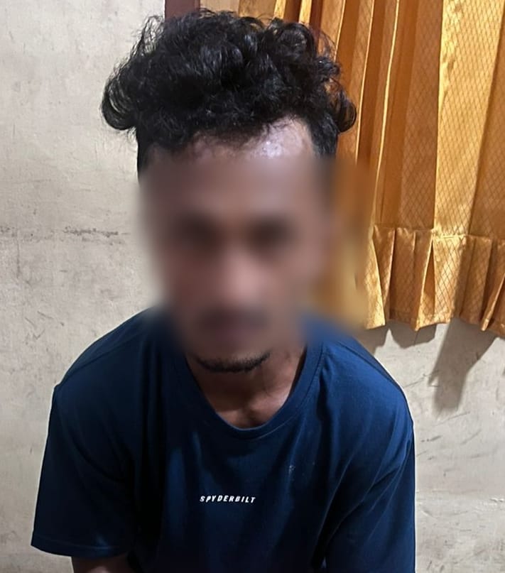 Polsek Bungaraya Amankan Pengedar Shabu di Pusako, Barang Bukti Disimpan Dalam Kaleng Rokok