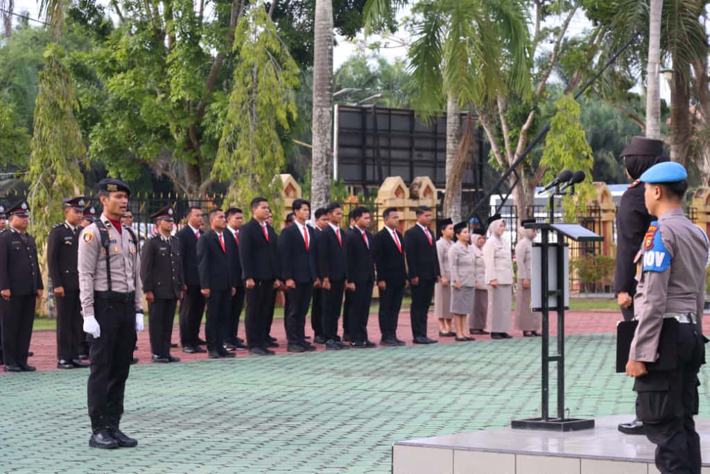 Polres Siak Gelar Upacara Kesaktian Pancasila Tahun 2025, Wakapolres Pimpin Jalannya Upacara