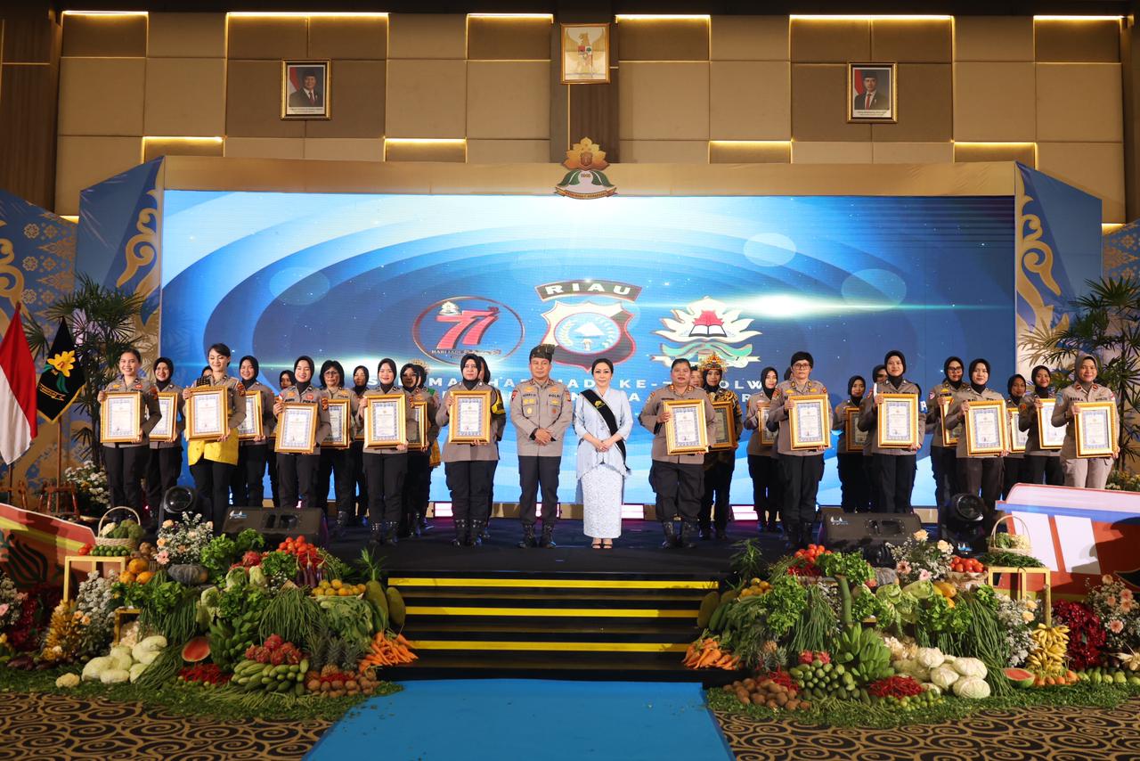 Pesan Penting Kapolda Riau Pada Momen Syukuran Hari Jadi Polwan Ke77