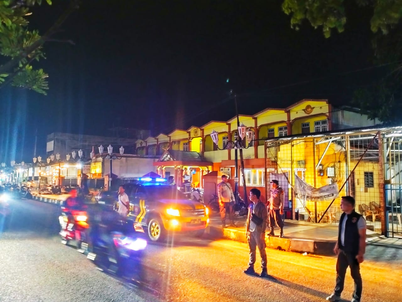 Tim Raga Polsek Tualang Gagalkan Balap Liar di Istana Tujuh, Dua Motor Diamankan