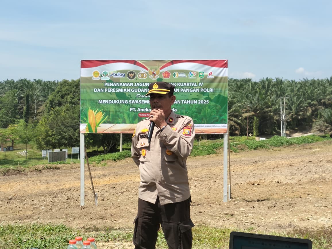 Upika Tualang Gelar Penanaman Jagung Serentak Dukung Program Swasembada Pangan Nasional