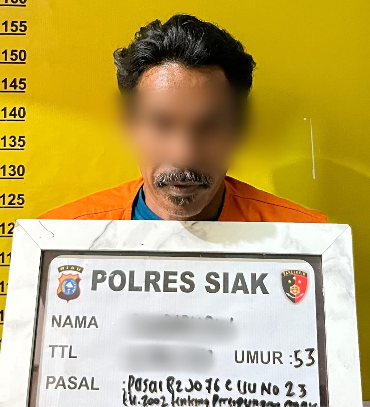 Polsek Sungai Apit Ungkap Kasus Pencabulan Anak Di Bawah Umur, Pelaku Berusia 53 Tahun Diamankan