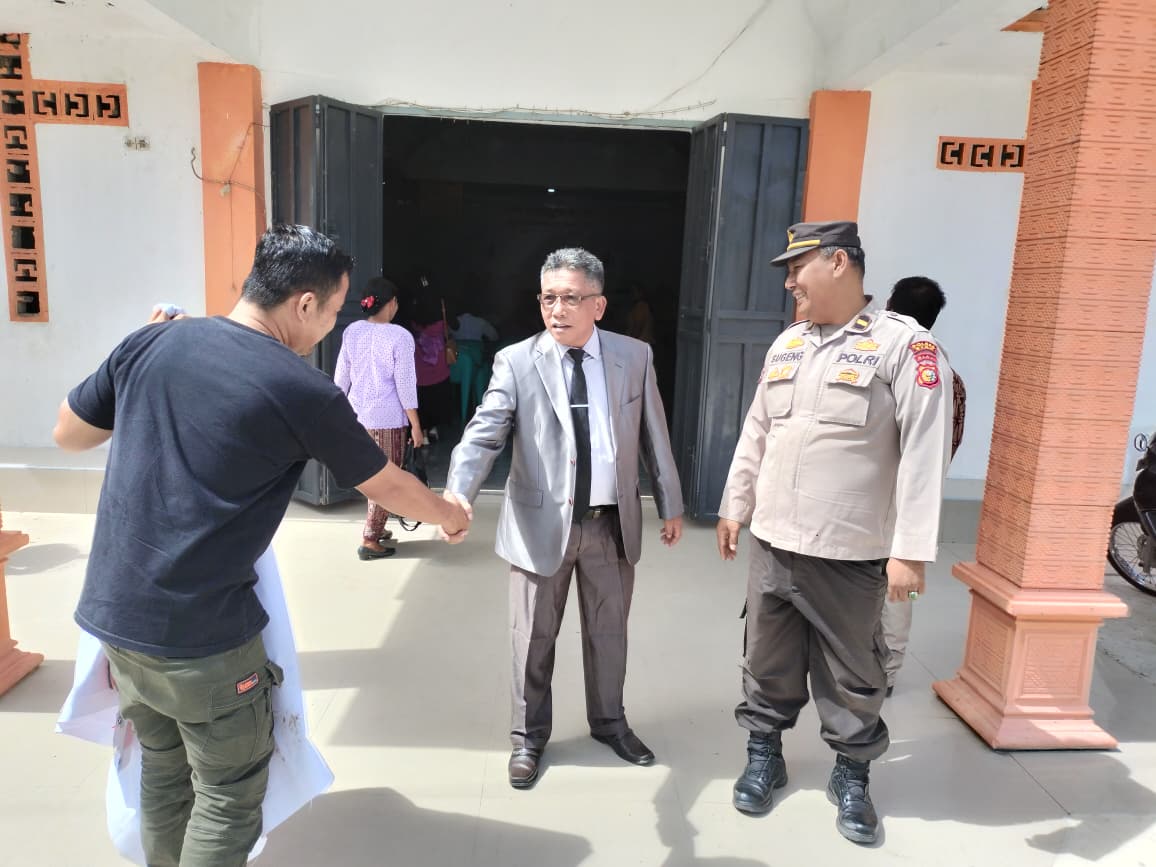 Cegah Gangguan Kamtibmas, Polsek Tualang Patroli Rumah Ibadah Di Hari Minggu
