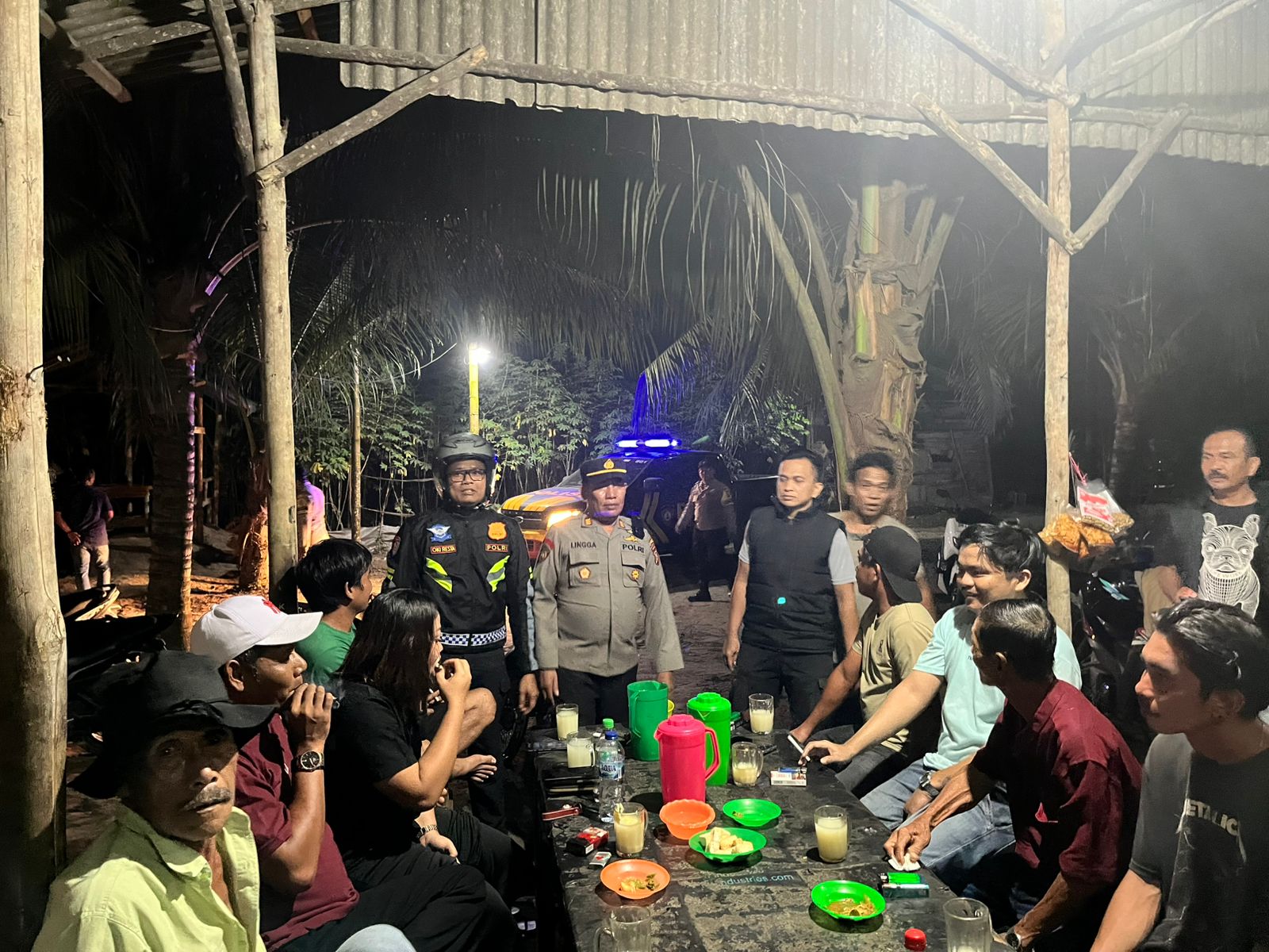 Tim Raga Polsek Tualang Antisipasi Rawan Tindak Pidana Di Beberapa Titik Strategis