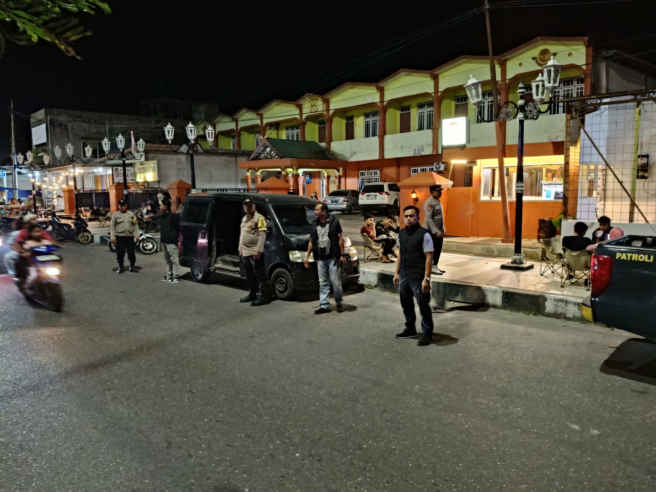 Tim Raga Polsek Tualang Antisipasi Rawan Tindak Pidana Di Beberapa Titik Strategis