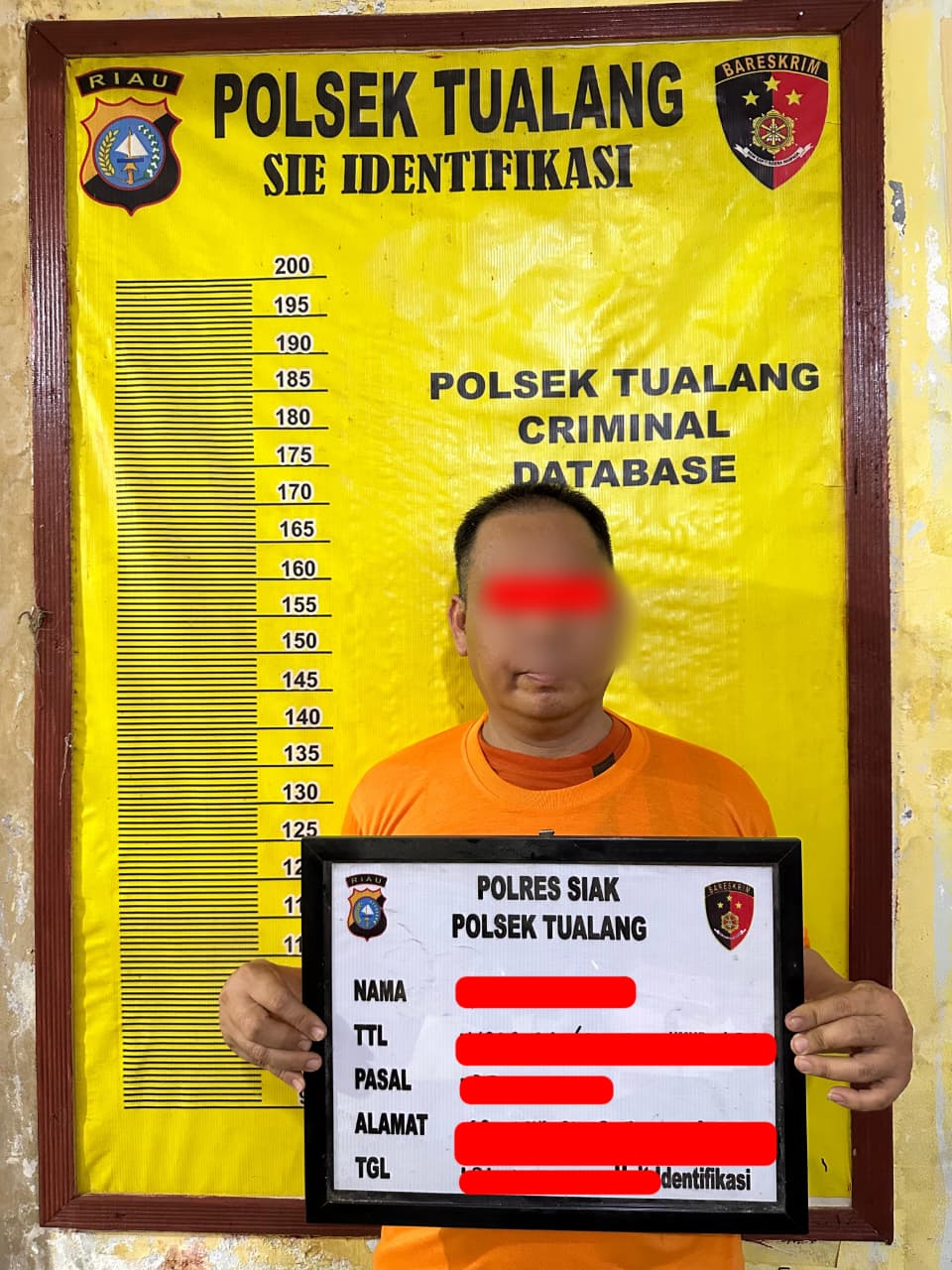 Polsek Tualang Ungkap Karyawan Gelapkan Seng Stainless Milik PT.IKPP