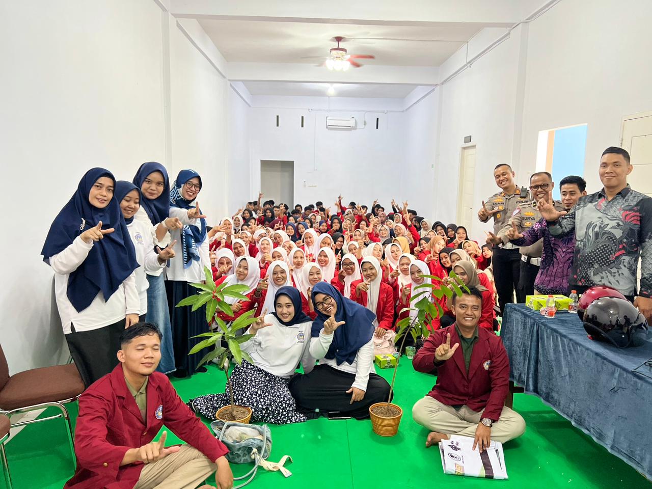 Polres Siak Gelar Program Green Policing di Kampus UNRIDA: Wujud Nyata Polisi Peduli Lingkungan