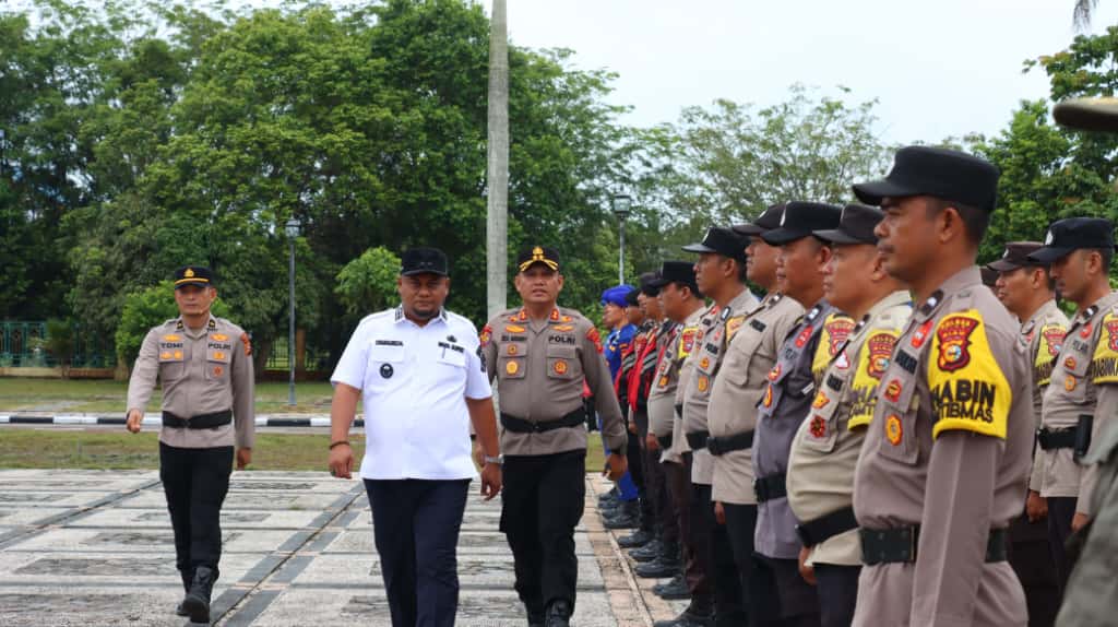 Apel Siaga Darurat Bencana Hidrometeorologi di Siak, Kapolres dan Wakil Bupati Tekankan Sinergi Lintas Sektor