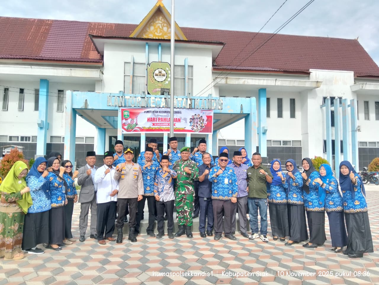 Upacara Hari Pahlawan di Kandis: Semangat Nasionalisme Digugah di Tengah Tantangan Kebangsaan
