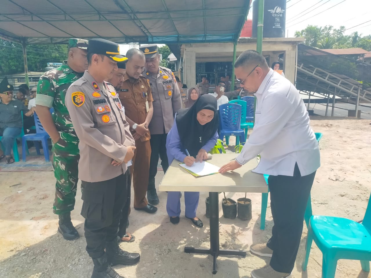 Peresmian Rumah Layak Huni Di Kandis, Wujud Sinergi Polsek Kandis Dan BAZNAS Provinsi Riau untuk Masyarakat