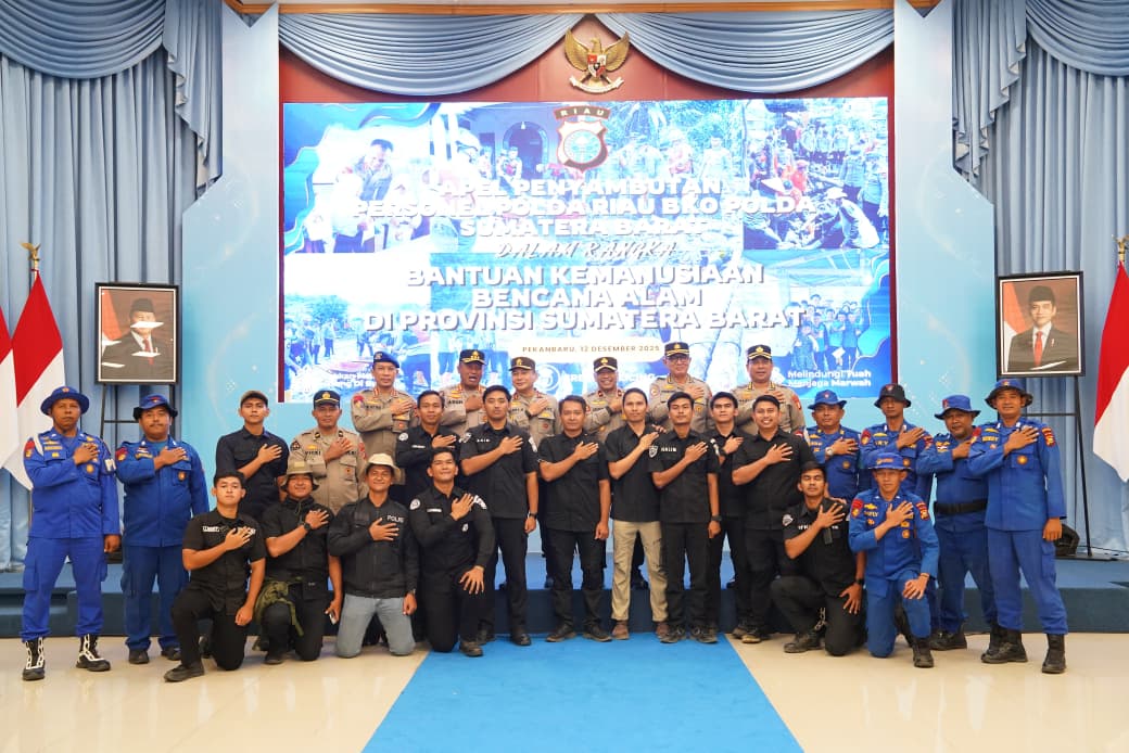 Misi Kemanusiaan di Sumbar Tuntas, Kapolda Riau Apresiasi Dedikasi Personel