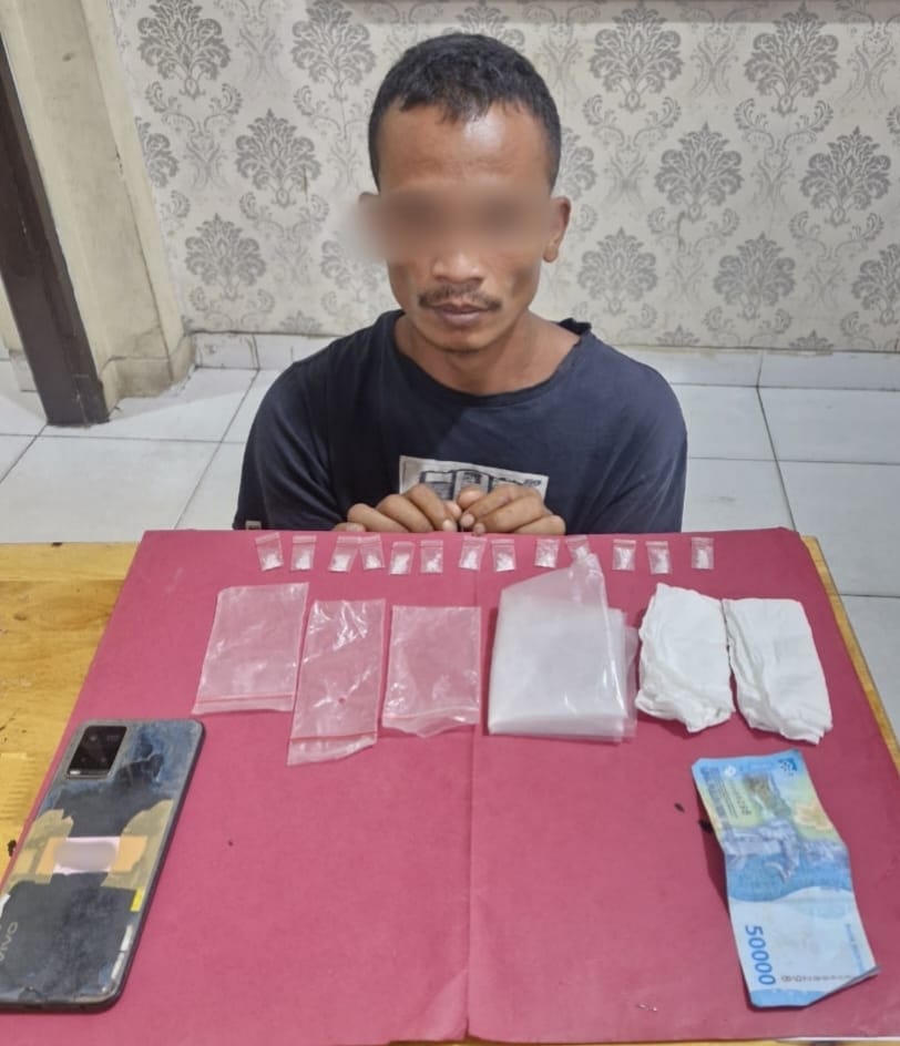 Polres Siak Ungkap Peredaran Sabu 2,85 Gram di Tualang, Satu Bandar Diamankan