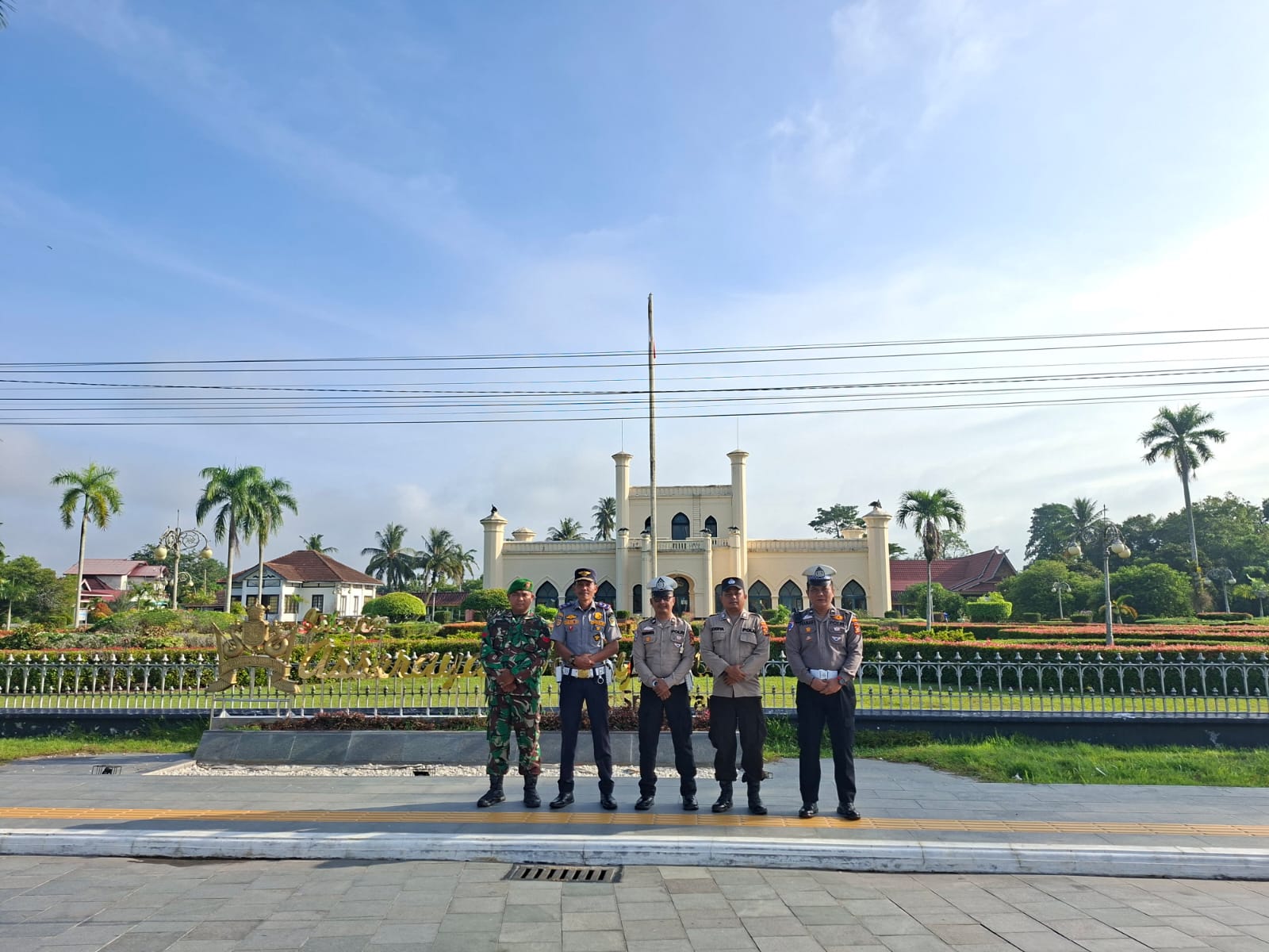 Rayakan Libur Nataru dengan Tenang, Polres Siak Tingkatkan Pengamanan Istana Siak