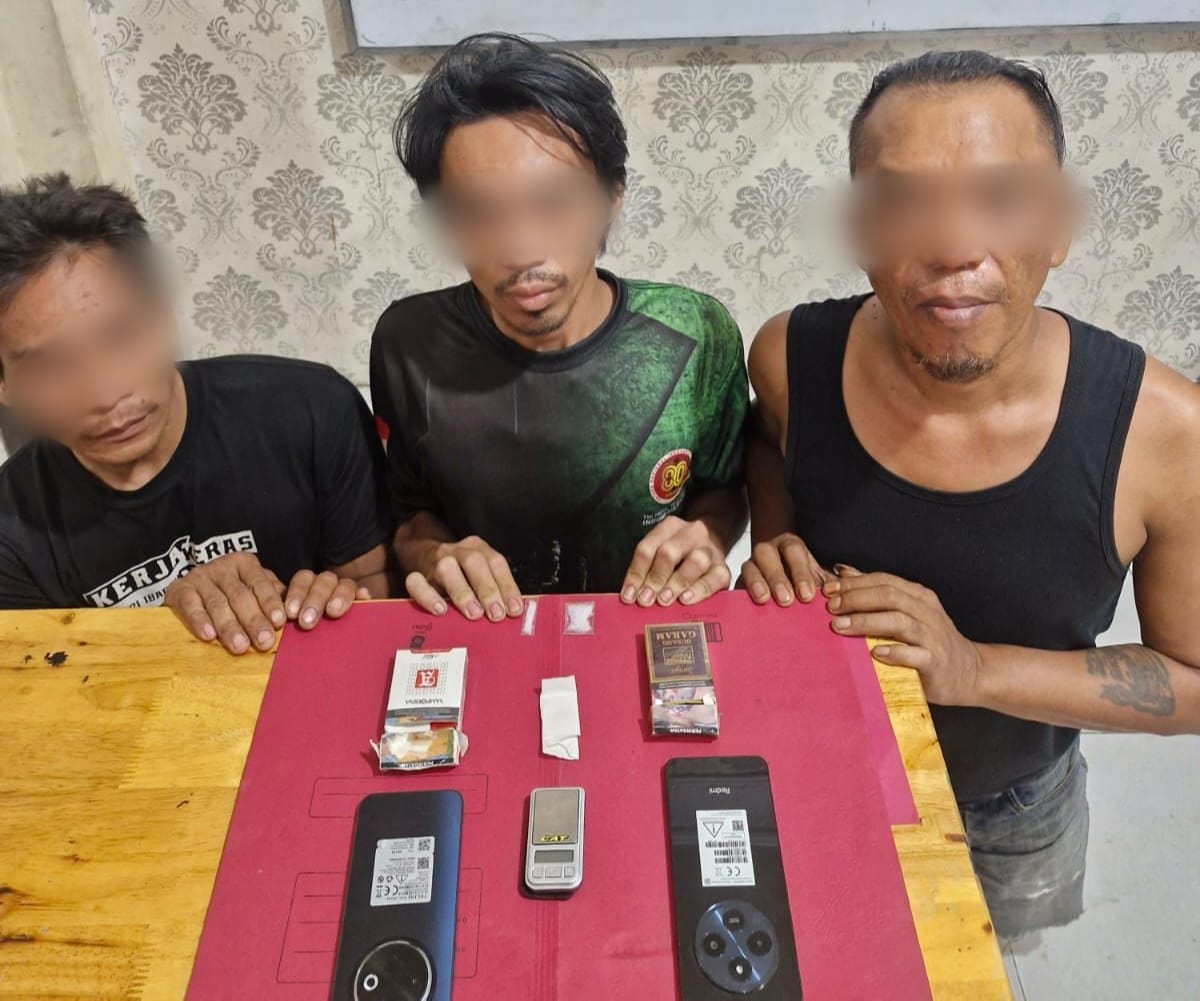 Sat Narkoba Polres Siak Bongkar Jaringan Shabu di Pusako, Bandar hingga Kurir Dibekuk
