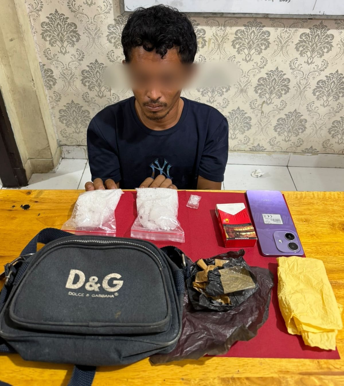 Polres Siak Ungkap Kasus Narkotika, Sita 201,80 Gram Shabu dari Bandar di Kandis
