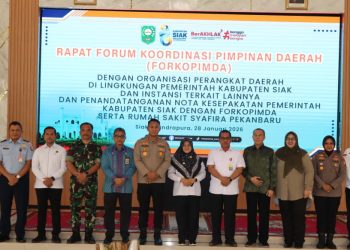 Pemkab Siak–Polres Siak Teken MoU, Perkuat Sinergi Hukum hingga Pengamanan Aset Daerah