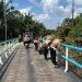 Satu Minggu Progres Renovasi Jembatan Merah Putih Presisi Polda Riau di Kabupaten Siak Capai Hingga 85 Persen