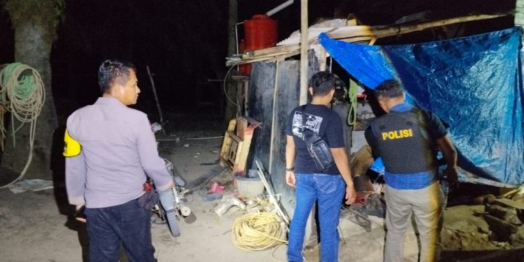 Patroli Tengah Malam, Polsek Minas Antisipasi Peredaran Narkoba di Kebun Sawit Minas Timur