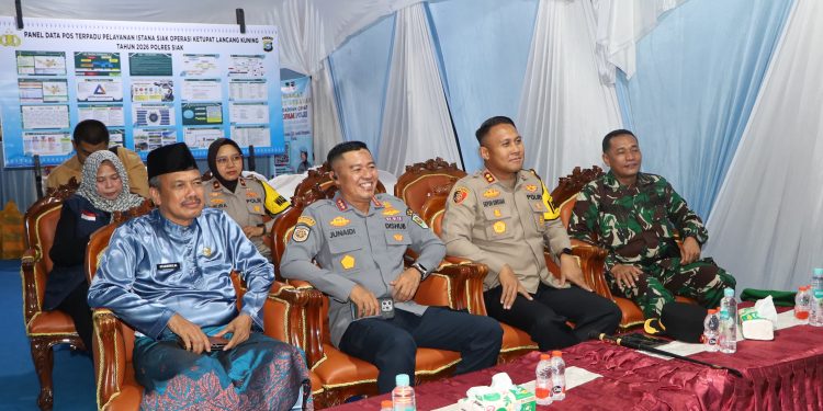 Kapolres Siak Ikuti Pemantauan Nasional Malam Takbiran, Pastikan Sitkamtibmas Kondusif