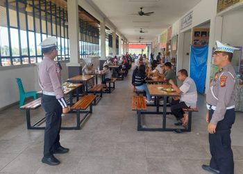 Polres Siak Intensifkan Pengamanan di Rest Area KM 45 Kandis, Pemudik Dapat Rasa Aman dan Nyaman