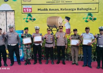 Kapolres Siak Cek Pos Pelayanan Exit Tol Minas, Pastikan Kesiapan Pengamanan Mudik Idul Fitri 2026