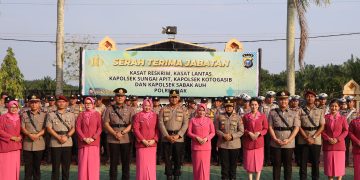 Kapolres Siak Pimpin Sertijab, Lima Jabatan Strategis Resmi Berganti