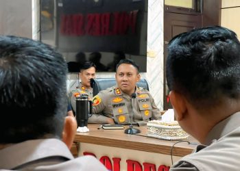 MANTAPKAN PROGRAM DUKUNG KETAHANAN PANGAN,KAPOLRES SIAK LAKUKAN ANALISA DAN EVALUASI