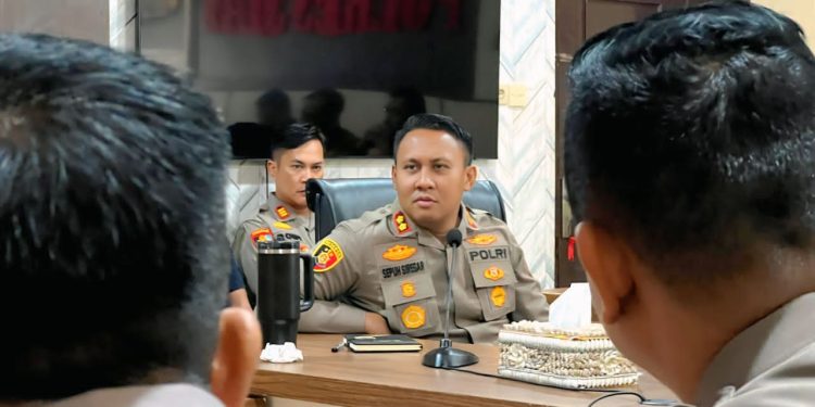 MANTAPKAN PROGRAM DUKUNG KETAHANAN PANGAN,KAPOLRES SIAK LAKUKAN ANALISA DAN EVALUASI