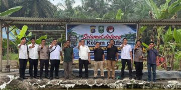 Berantas Narkoba Melalui Program Kampung Tangguh,Empang Pandan Kampung Binaan Polres Siak Dinilai Tim Ditresnarkoba Polda Riau